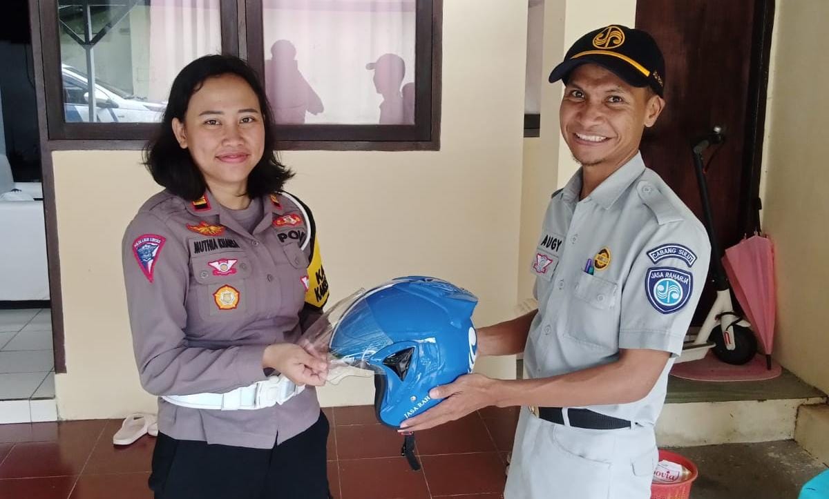 Helm ke Polres Minahasa Utara