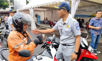 di Samsat Cimahi Bersama Mitra Kerja Terkait