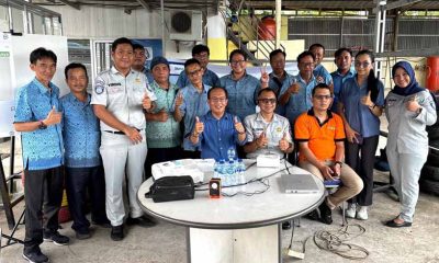 di PO Blue Bird Kota Palembang