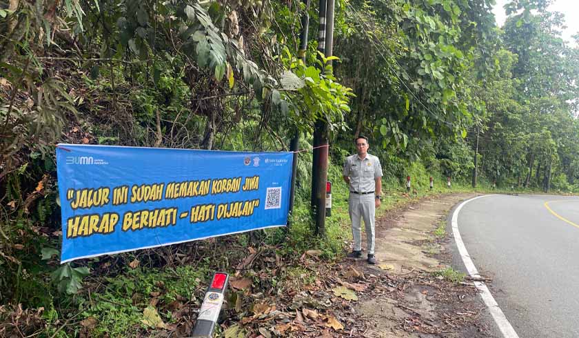 di lokasi rawan kecelakaan