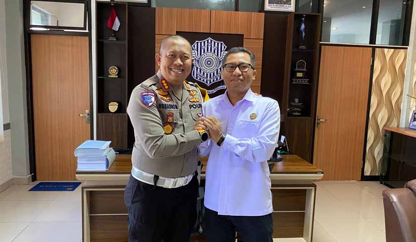 Bersama Dirlantas Polda NTB