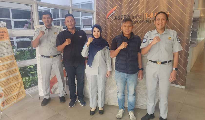 di JPO Km 131 Jalur A dan B