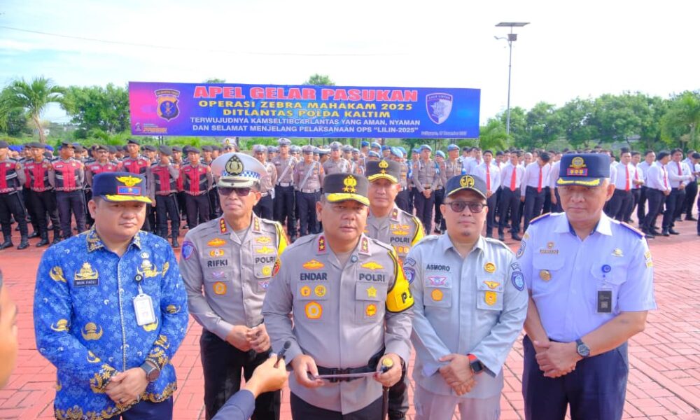 Gelar Pasukan Operasi Zebra Mahakam 2025